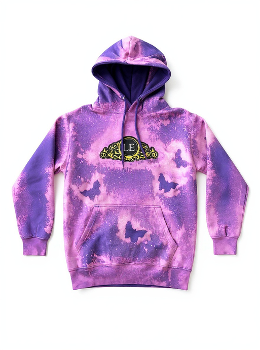 LE Purple Tie-Die Butterfly size Medium