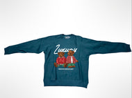 Long Sleeve Teddy Luxury Crew Sweatshirt