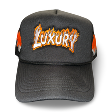Load image into Gallery viewer, Luxury All Around Flame Trucker SnapBack